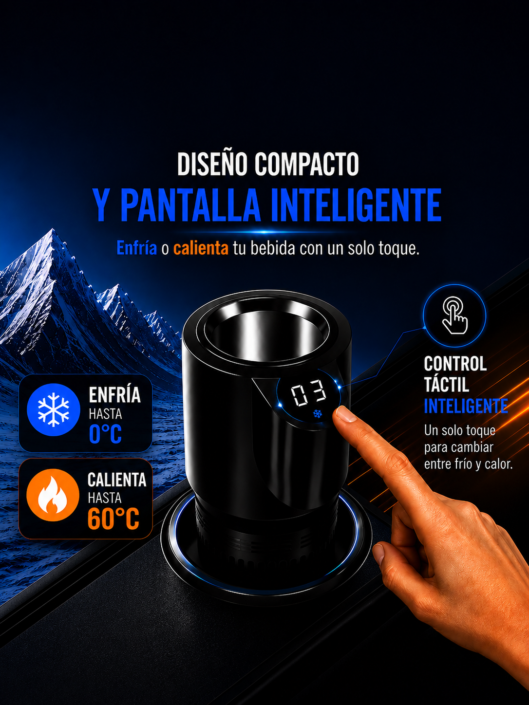❄️ Mini Refrigerador Portátil 2 en 1 | Bebidas Frías y Cosméticos Siempre Frescos